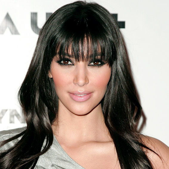 Κιμ Kardashian - Transformation - Bangs - Celebrity Before and After