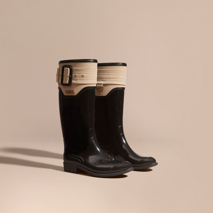 Изкоп Belt Detail Rain Boots