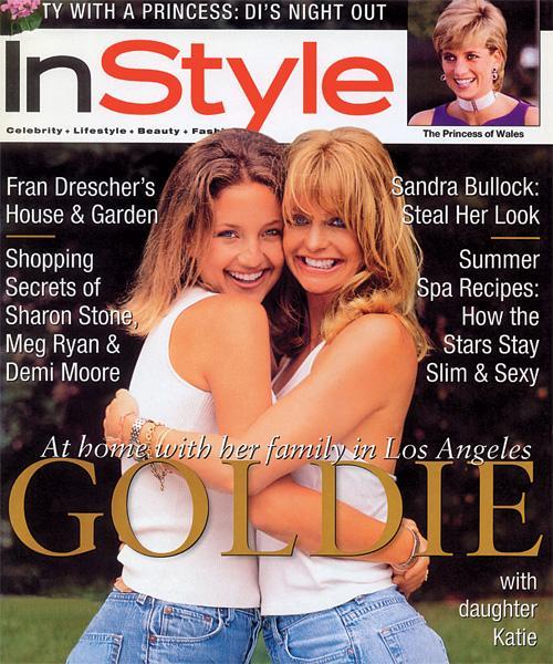 Με στυλ Covers - August 1996, Goldie Hawn and Kate Hudson