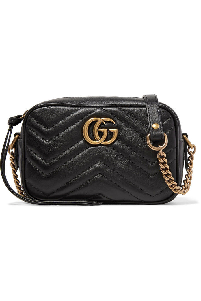 Gucci GG Marmont Camera mini quilted leather shoulder bag