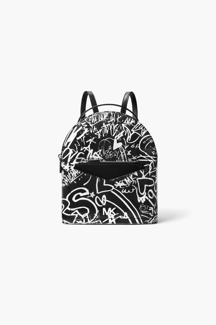 Джеса Small Graffiti Leather Convertible Backpack