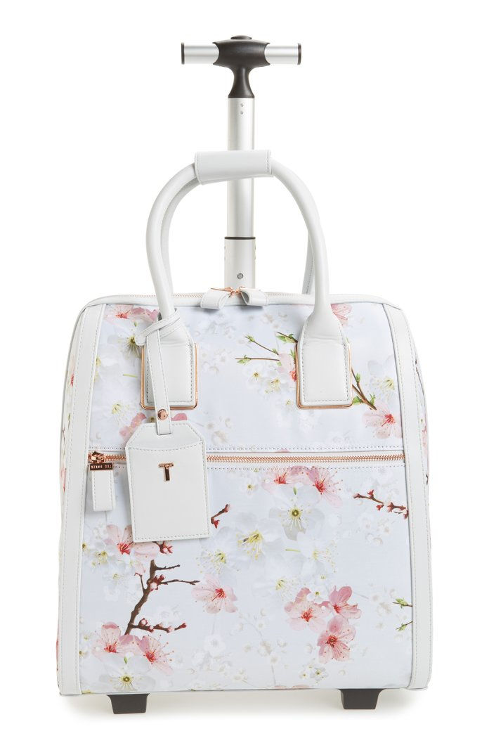 Απλώνω χόρτα Baker Alayaa Cherry Blossom Two-Wheel Travel Bag