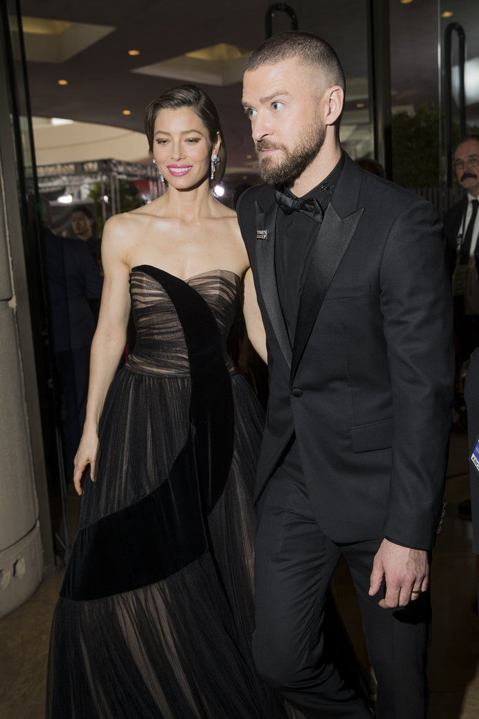 Джесика Biel and Justin Timberlake