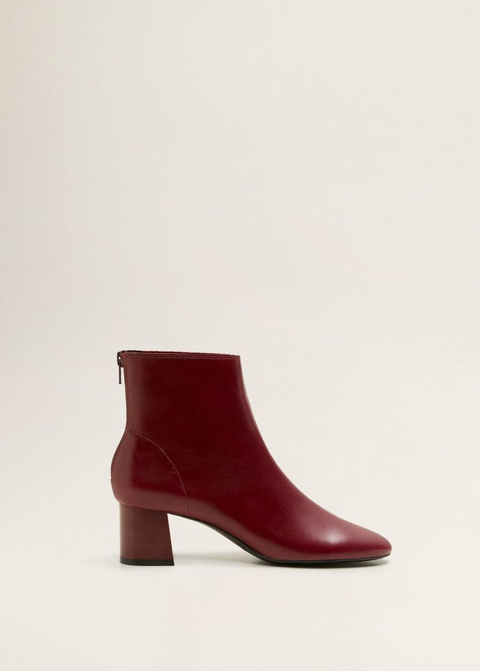 Пета Leather Ankle Boot 