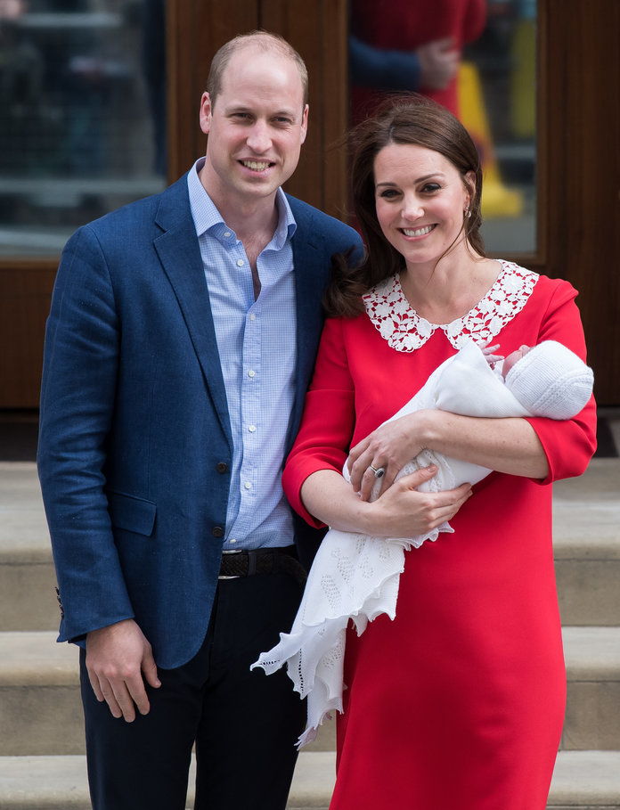 ο Duke & Duchess Of Cambridge Depart The Lindo Wing With Their New Son