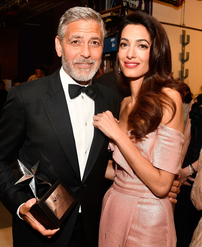 Джордж and Amal Clooney at Tribute to George Clooney, lead