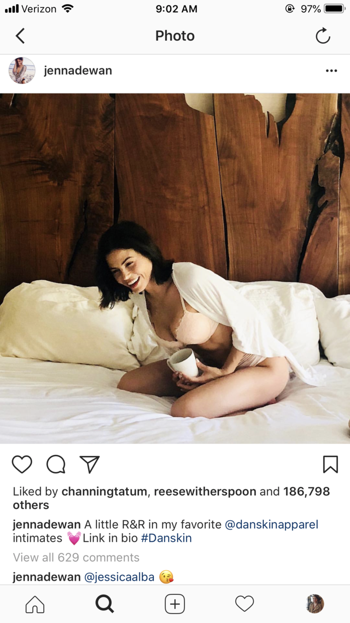 Джена Channing Tatum Instagram embed