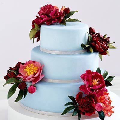 παιωνία decorated cake